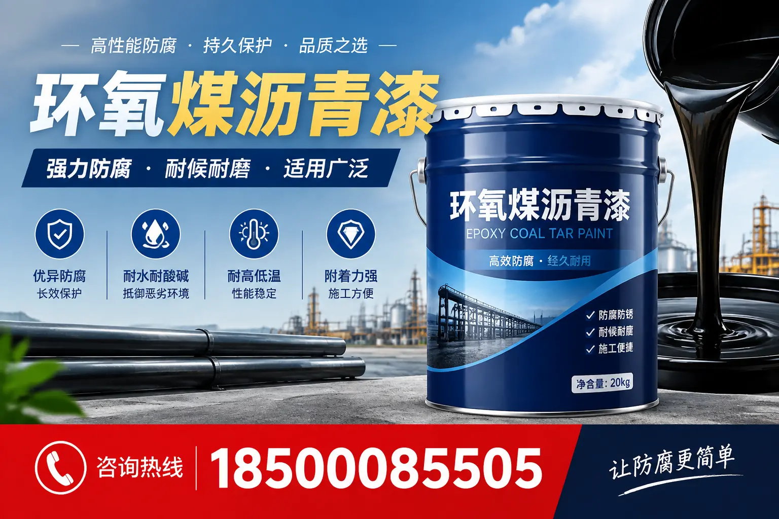 环氧煤沥青漆在不同气候条件下的表现分析，宽城适用性